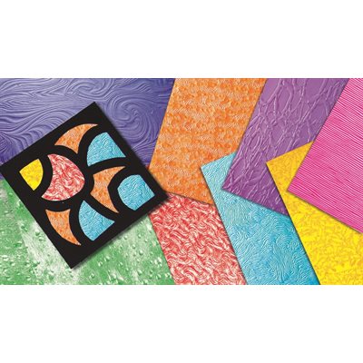 Stained Glass Craft Paper ~PKG 24
