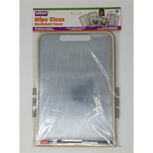 Wipe Clean Worksheet Cover ~PKG 10