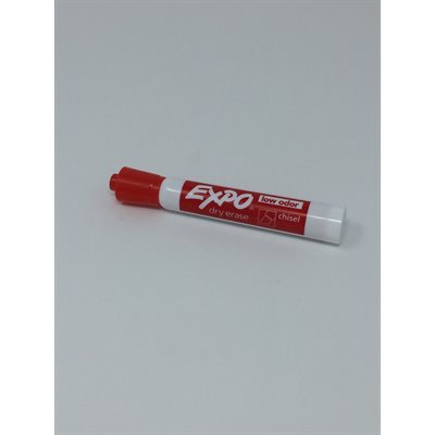 Expo Chisel Tip Dry Erase Low Odor RED ~EACH