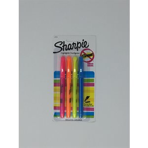 Sharpie Accent Highlighters Micro Chisel Tip ~PKG 4