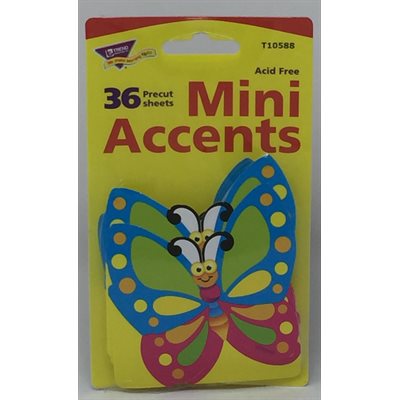 Mini Accents Fancy Butterfly ~PKG 36