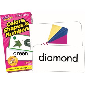 Flash Cards Colors Shapes & Numbers ~PKG 96