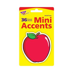 Mini Accents Apples ~PKG 36
