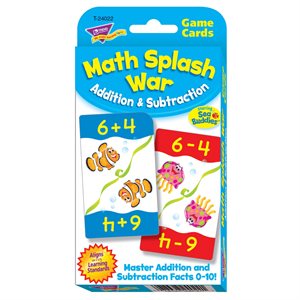 Challenge Cards Math Splash Wars ~PKG 54