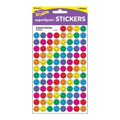 Stickers Colourful Smiles ~PKG 800