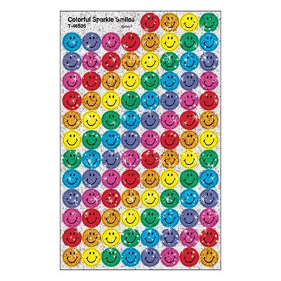 Stickers Colorful Sparkle Smiles ~PKG 400