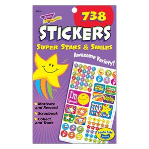 Stickers Super Stars & Smiles ~PKG 738
