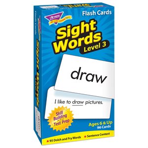 Flash Cards Sight Words Level 3 ~PKG 96