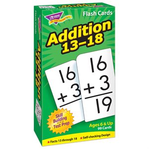 Flash Cards Addition 13-18 ~PKG 99