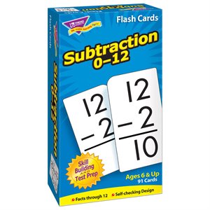 Flash Cards Subtraction 0-12 ~PKG 91