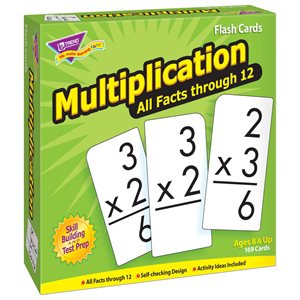 Flash Cards Multiplication 0-12 ~PKG 169