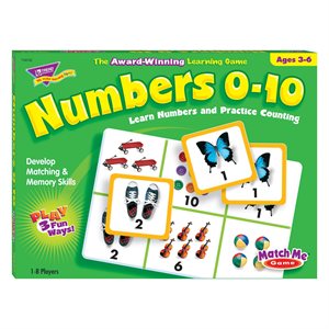 Match Me Game Numbers 0-10 ~EACH