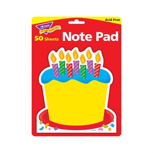 Note Pads Birthday Cake ~PKG 50