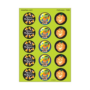Stinky Stickers Halloween (Licorice) ~PKG 60