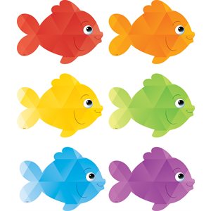 Accents Colorful Fish ~PKG 30