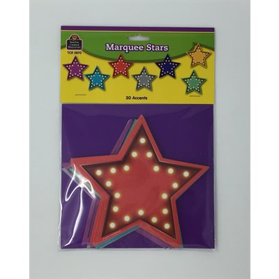 Accents Marquee Stars ~PKG 30