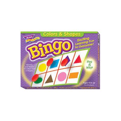 Bingo Game Colours & Shapes 